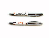 Ручка под обтяжку переплетным материалом с полноцветной печатью