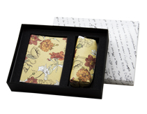 Набор в подарочной коробке: ключница-футляр, обложка для паспорта