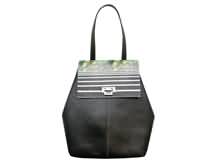 Женская сумка-рюкзак "Форте" из натуральной кожи c полноцветной печатью